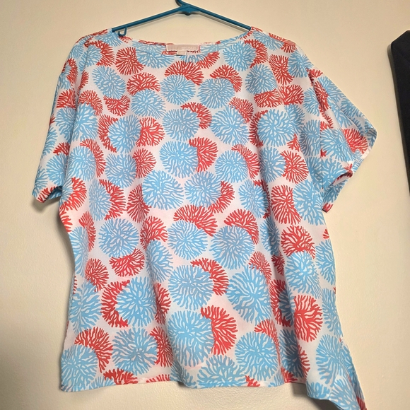 Lauren Ralph Lauren Pink & Black Puffer Jacket + Michael Kors Blouse - sz Small - Picture 3 of 7